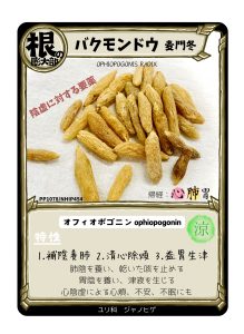 生薬トレカ（麦門冬）