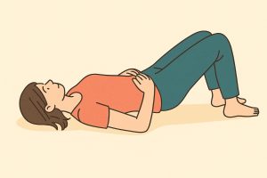 骨盤底筋体操のイラスト