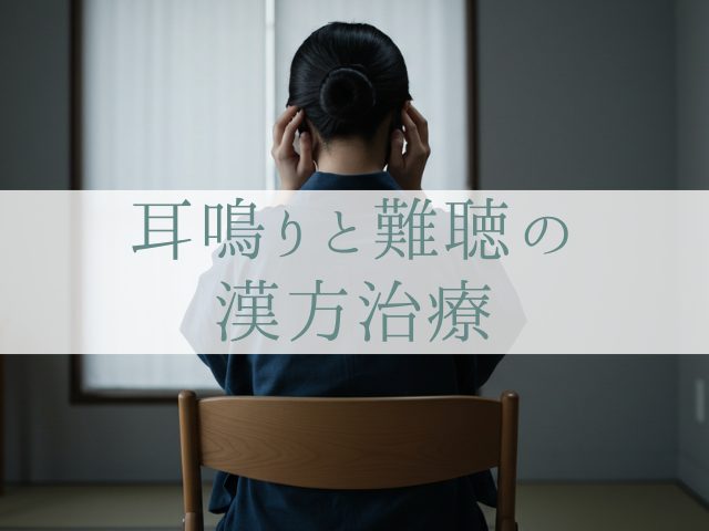 耳鳴りと難聴の漢方治療