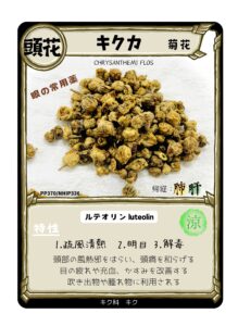 生薬トレカ（菊花）