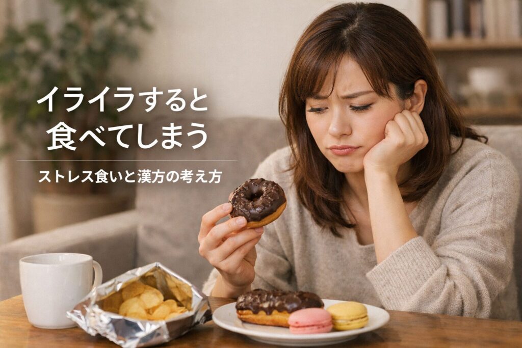 イライラすると食べてしまう／ストレス食いと漢方の考え方