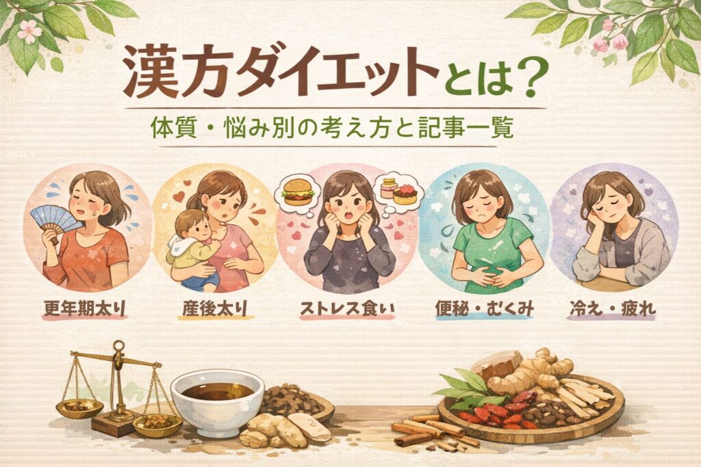 漢方ダイエットとは？体質・悩み別の考え方と記事一覧